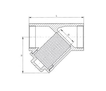 Y型內(nèi)螺紋過(guò)濾器尺寸